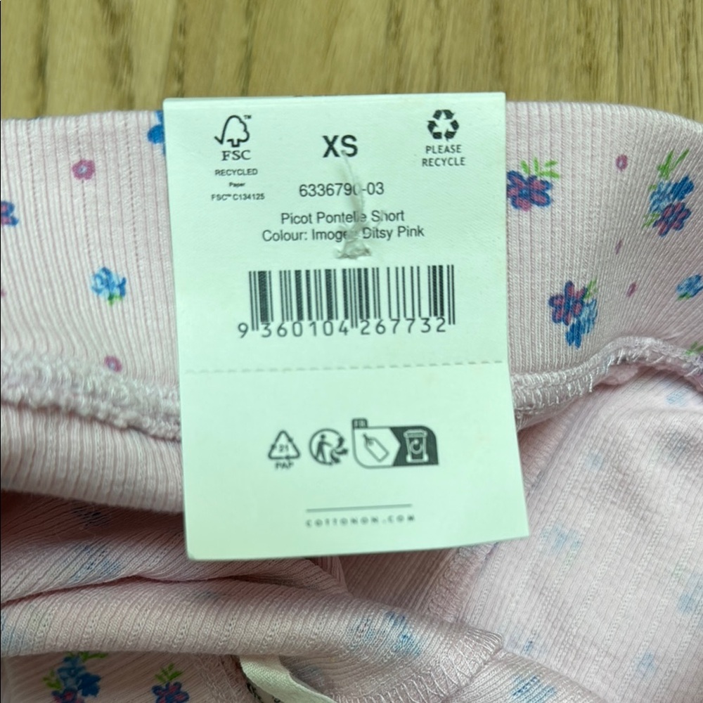 Floral Shorts Lounge Pink NWT - Picture 5 of 5